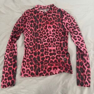 Mesh Mock Neck Shirt